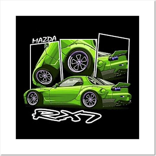 Mazda RX7, JDM Posters and Art